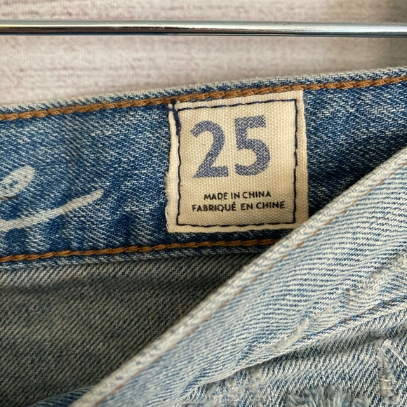 We The Free | NWOT Caroline Bermuda Distressed Denim Shorts - Picture 5 of 11